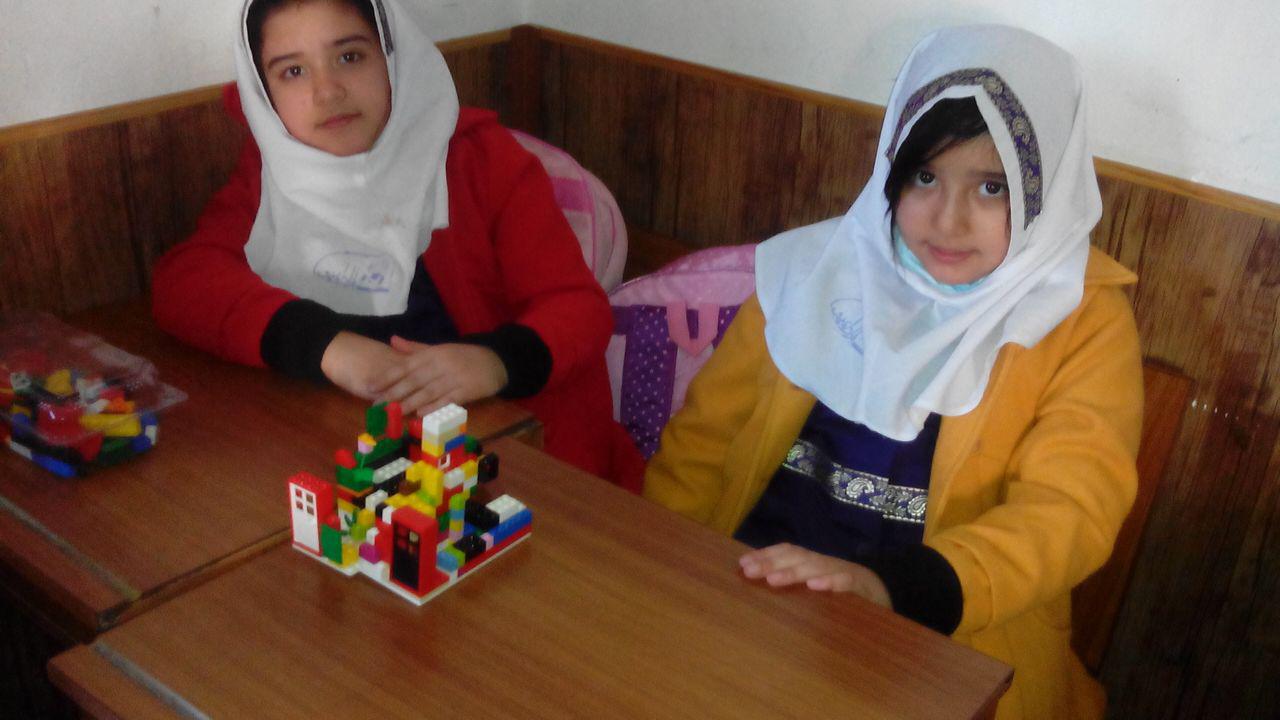 فعالیت های لگوی آموزشی دی ماه دانش آموزان باران اندیشه